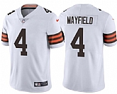 Nike Browns Men & Women & Youth 4 Deshaun Watson White Vapor Limited Jersey,baseball caps,new era cap wholesale,wholesale hats